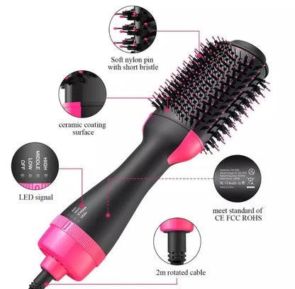 One Step 3 In 1 Hot Air Brush , Hair Dryer & Styler