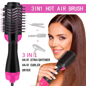 One Step 3 In 1 Hot Air Brush , Hair Dryer & Styler