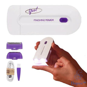 Finishing Touch Yes Hair Remover Rechargeable Painless Facial And Body Hair Remover Rotary Electric Shaver For Women